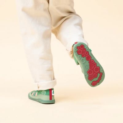 8. Buty Affenzahn Sandale Vegan Breezy Frog Jr 01158-20001