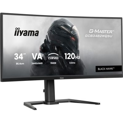 12. Monitor IIYAMA 86,4 cm (34") GCB3482WQSU-B1 21:9 2xHDMi+DP+USB-C Curv