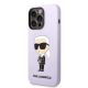 2. Etui Karl Lagerfeld Silicone Ikonik na iPhone 14 Pro Max - purpurowe