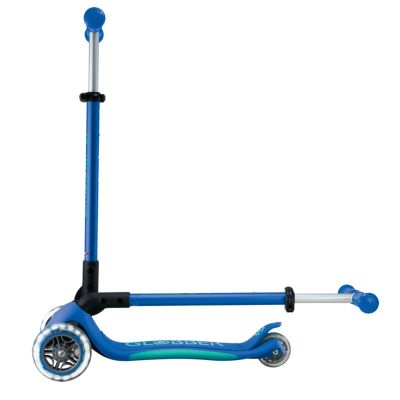 3. Globber Primo Foldable Plus Lights Dzieci Klasyczna hulajnoga Niebieski, Granatowy (marynarski)