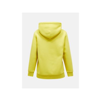 2. Bluza damska PEAK PERFORMANCE W Original Small Logo Hood kolor żółty