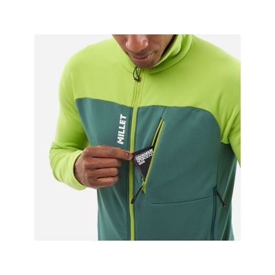 4. Bluza MILLET M SENECA FLEECE JKT zielona