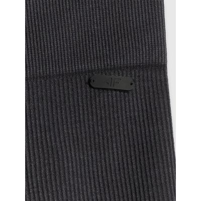 7. Legginsy krótkie z prążkowanej dzianiny damskie 4F 4FRSS26TSTIF042-20S