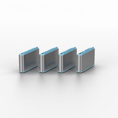 3. Lindy 40466 bloker portów Blokada portu USB Type-C Niebieski Kopolimer akrylonitrylo-butadieno-styrenowy (ABS) 10 szt.