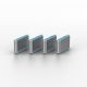 3. Lindy 40466 bloker portów Blokada portu USB Type-C Niebieski Kopolimer akrylonitrylo-butadieno-styrenowy (ABS) 10 szt.