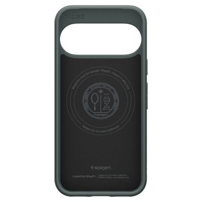 4. Etui Spigen Liquid Air Mag MagSafe na Google Pixel 11 Pro - ciemnozielone