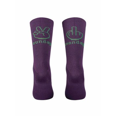 Skarpety rowerowe NORTHWAVE Sunday Monday Sock fioletowy