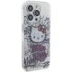 4. Etui Hello Kitty IML Kitty On Bricks Graffiti na iPhone 15 Pro Max - białe