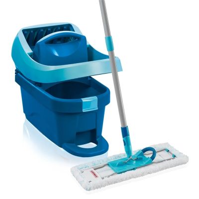 13. Zestaw Profi na kółkach XL (mop + wiadro + wyciskacz) Leifheit