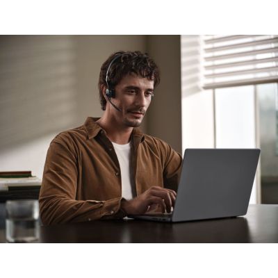 8. SHOKZ C610-AA-BK słuchawki/zestaw słuchawkowy Bezprzewodowy Nauszny Biuro/centrum telefoniczne USB Typu-A Bluetooth Czarny