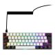 2. Klawiatura Sharkoon Gaming Keyboard Skiller SGK50S4 Gen2 biało-żółte RGB