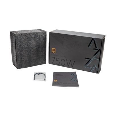 4. Azza PSAZ-750G moduł zasilaczy 750 W 20+4 pin ATX ATX Czarny