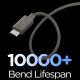 3. Kabel Spigen Essential EB6015CC USB-C 60W 150 cm - ciemnoszary