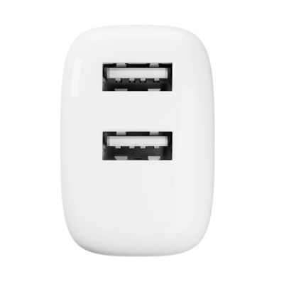 7. Ładowarka sieciowa Puro PROLITE 10W 2x USB-A - biała