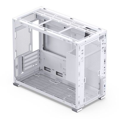 21. Jonsbo D31 MESH Screen Obudowa Micro-ATX, Szkło Hartowane - biała