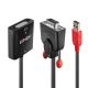 2. Lindy 38184 adapter kablowy 0,2 m DVI-D VGA (D-Sub) + USB Czarny, Pomarańczowy