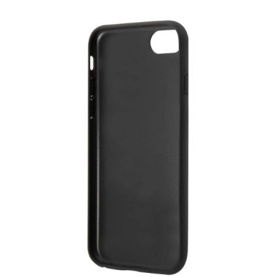 7. Etui Karl Lagerfeld Saffiano Karl&Choupette Head na iPhone 7 / 8 / SE 2020 / SE 2022 - czarne