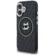 2. Etui Karl Lagerfeld IML Choupette Head Logo MagSafe na iPhone 16 - czarne