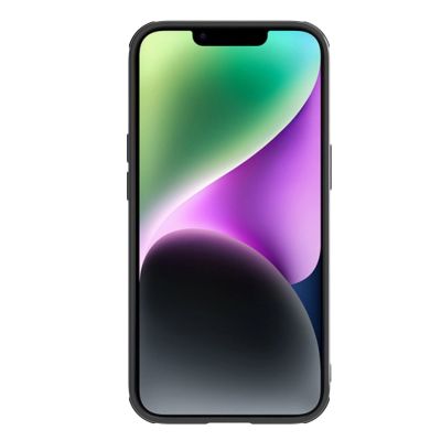2. Nillkin Synthetic Fiber S Case etui iPhone 14 z osłoną na aparat czarny