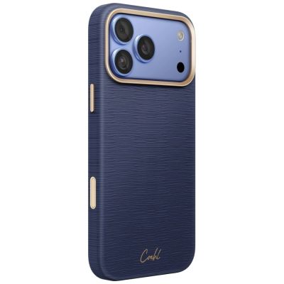 2. Etui UNIQ Coehl Mirelle Magnetic Charging na iPhone 18 Pro Max / 17 Pro Max - niebieskie