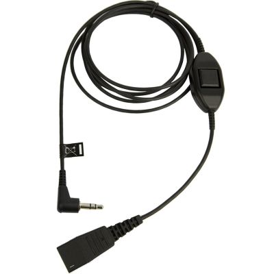 3. Kabel audio Jabra 8735-019 0,5 m QD 3.5mm Czarny