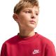 4. Bluza dla dzieci Nike Sportswear Club Fleece czerwona FD3006 608
