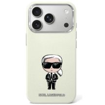 Etui Karl Lagerfeld Smooth Ikonik Sketch MagSafe do iPhone 18 Pro / 17 Pro - beżowe
