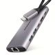 11. Axagon HMC-6G2L stacja dokująca Przewodowa USB 3.2 Gen 2 (3.1 Gen 2) Type-C Aluminium