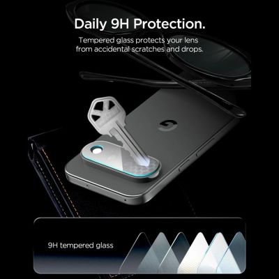 7. Szkło hartowane na obiektyw Spigen Optik Pro HD 2-Pack na Google Pixel 11 Pro