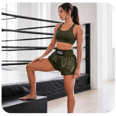 4. Spodenki tajskie damskie ARMY GREEN COMBATWEAR | DBX Bushido