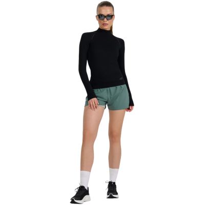 7. Koszulka damska longsleeve 4F F419 głęboka czerń 4FWAW25TFLOF419 20S