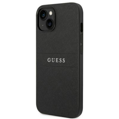 2. Etui Guess Saffiano Strap na iPhone 14 Plus - czarne