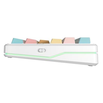 4. Klawiatura gasket F87Pro V2 Orange Soda Kailh Meteorite Ice Cream switch RGB AULA