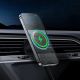 9. Uchwyt Baseus CW01 samochodowy na iPhone z ładowarką indukcyjną 15W na kratkę nawiewu - czarny
