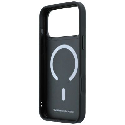 7. Etui BMW Kevlar Ring Stand 360 MagSafe na iPhone 18 Pro / 17 Pro - ciemnoszare