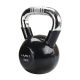 32. Kettlebell żeliwny uchwyt chrom radełkowany HMS KTC12 BLACK 