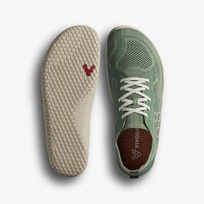 4. Buty outdoor Vivobarefoot Primus Lite Knit Natural - dusty green rozmiar: 45