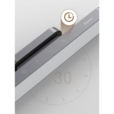 15. Baseus magnetyczna lampka nocna LED lampa pod szafkę do domu kuchni pokoju szary (DGXC-C0G)