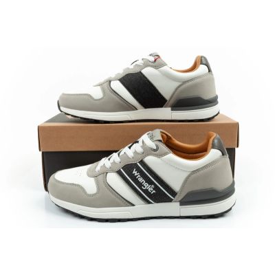 10. Wrangler buty sportowe męskie sneakersy Wylie modne wygodne lekkie szare