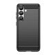 3. Etui silikonowe Carbon Case na Samsung Galaxy S25 Edge - czarne