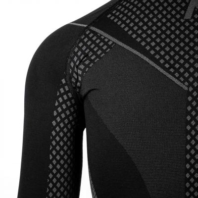 5. Koszulka termoaktywna Alpinus Active Base Layer czarno-szara W GT43180