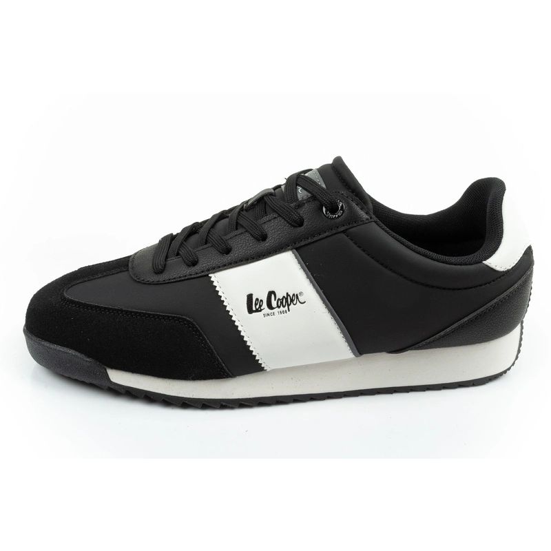 2. Lee Cooper buty sportowe sneakersy męskie modne wygodne czarne