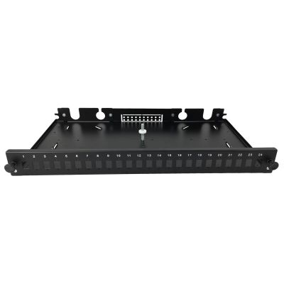 7. Alantec Przełącznica światłowodowa 24xSC simplex / 24xLC duplex 19" 1U z płytą czołową oraz akcesoriami montażowymi (dławiki, opaski), wysuwalna (FOP-1U-24SCS-C)