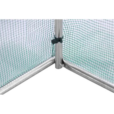 26. SZKLARNIA TUNEL OGRODOWY 300x600x200CM PE KONSTRUKCJA STAL ZIELONY