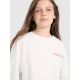 3. Longsleeve oversize z nadrukiem dziewczęcy 4F 4FJRAW25TLONF589-11S