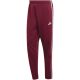2. Spodnie męskie adidas Essentials 3-Stripes Fleece Tapered Cuffed bordowe KY4134