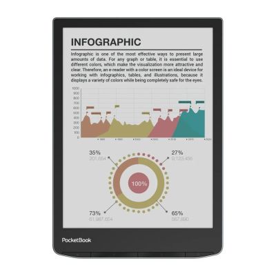 2. Czytnik Ebook PocketBook InkPad 743 Color 3 7,8" 32GB Wi-Fi Stormy Sea