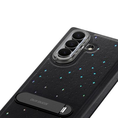 8. Etui Dux Ducis Stex na Samsung Galaxy Z Fold 7z podstawką 360° - czarne