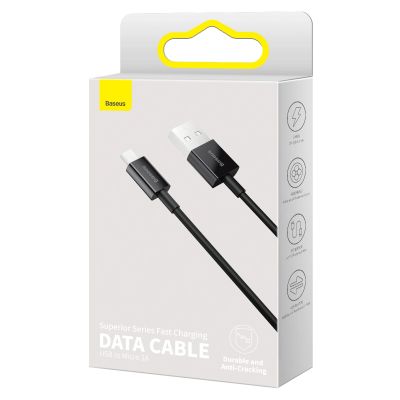 7. Kabel Baseus Superior USB-A / micro USB 2A 2m - czarny