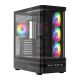 17. MODECOM OBUDOWA VOLCANO AQ 200 ARGB MIDI CZARNA
